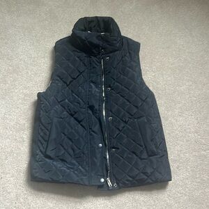Navy Blue Fleece Lined Vest
